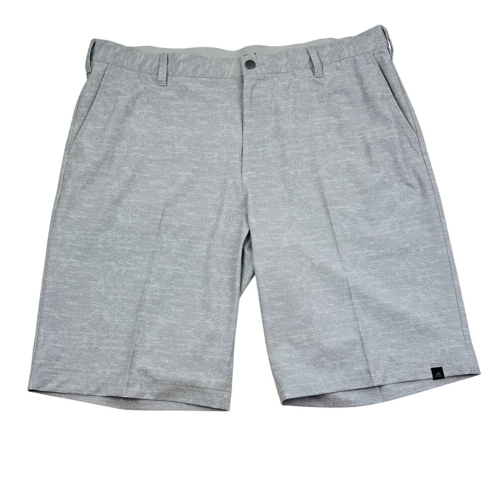 Adidas Lightweight Quick Dry Heathered Gray Performance Golf Shorts Men's 38